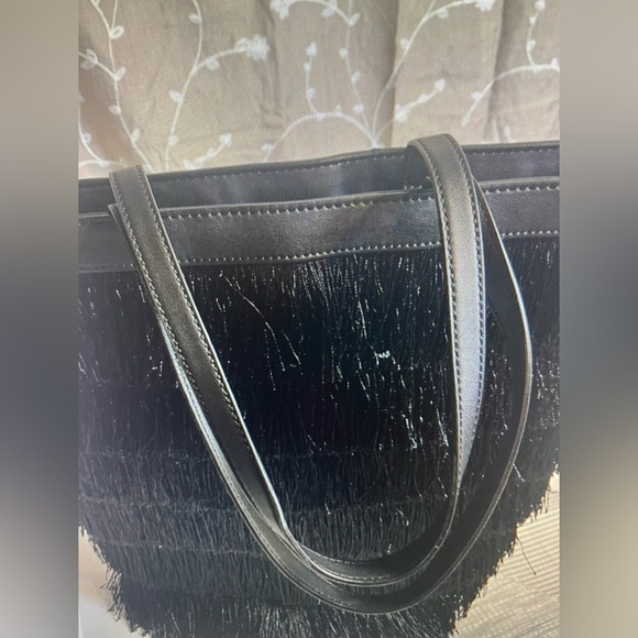 Nine West tote Womens Purse Handback Fringe NWT - Picture 9 of 12